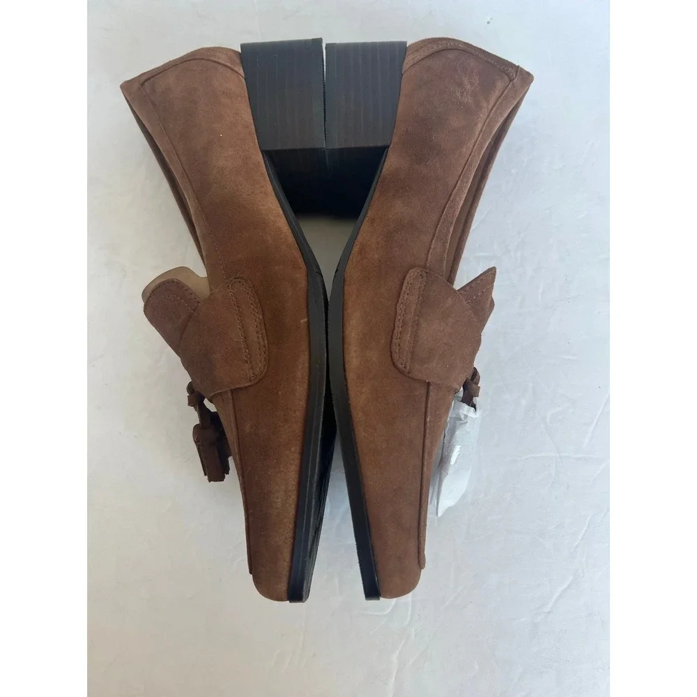 NWOT Easy Spirit Drew Brown Suede eFlex Tassels Slip On‎ Loafer Driving Shoe 10M